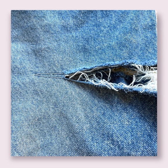 👖MM Inspired Cutout high-rise wide-leg jeans - Picture 16 of 16